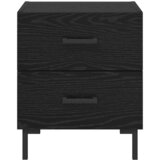  Noćni ormar Crni hrast 40 x 35 x 47,5 cm Konstruirano drvo | Eponuda.com