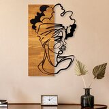 Wallity Zidna dekoracija African Woman 3, 33x3x50 cm, Smeđe boje Cene