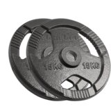 Rebel Active olimpijski set utega od lijevanog željeza 2x15kg, rupa 51mm, ploča s ručkama | shoptok.hr
