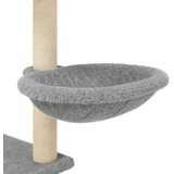  Penjalica za mačke sa stupovima za grebanje svjetlosiva 153 cm | shoptok.hr