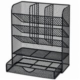  Metalni organizator za olovke i pribor, crni | shoptok.hr