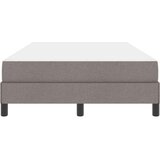  Postelja z vzmetnico z vzmetnico Taupe 120 x 200 cm blago | Shoptok.si