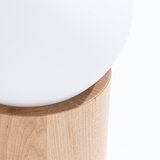 Sollux Bela/v naravni barvi namizna svetilka s steklenim senčilom (višina 21 cm) Surtur – | Shoptok.si