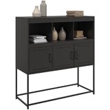  Komoda crna 100,5 x 39 x 107 cm od čelika | Shoptok.si