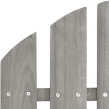  Vrtni stol Adirondack z mizo trden les jelke siv, (20704514) | Shoptok.si