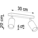  Stropna svetilka BERG 2 iz naravnega lesa, (21347760) | Shoptok.si