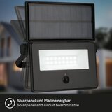 BRILO LED solarni reflektor sa senzorom LED/5W/5,5V IP54 1200 mAh | Eponuda.com