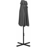 Vrtni suncobran s aluminijskom šipkom 460 x 270 cm antracit | Eponuda.com