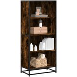 vidaXL Polica za knjige dimljeni hrast 60x35x139 cm konstruirano drvo Cijene
