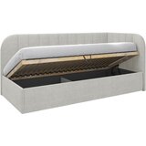 MID.YOU OBLAZINJENA POSTELJA 90 cm x 200 cm , les, tekstil, leseni material bež | Shoptok.si