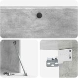 TV ormar za zid 98 x 31 x 30 cm Betonska siva Konstruirano drvo | shoptok.hr
