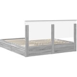  s od storage Siva Sonoma 180 x 200 cm Konstruirano drvo | shoptok.hr