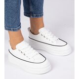 D/CEO marka niezdefiniowana White women's high-soled sneakers Selina | ePonuda.com