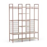 Marckeric Otvoreni željezni ormar boje terakote 140x179,5x40 cm Amara – | shoptok.hr