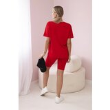 Kesi Set of top+leggings red | shoptok.hr