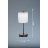 Fischer & Honsel Črna/bela LED zatemnitvena namizna svetilka (višina 34,5 cm) Riva – | Shoptok.si