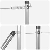  Postovi Ograde Set od 52 Pocinčana čelika 3.2 x 3.2 x 110 cm | shoptok.hr