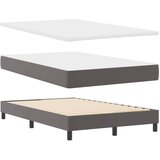  Krevet s opruga kutije Siva 120 x 200 cm Umjetna koža | shoptok.hr
