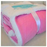 Blue Bell Pink-Ćebe sa krznom 200cm x 200 cm | ePonuda.com