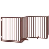  Vrata za pse s vratašcima 12 panela sklopiva 960 cm drvo topole | shoptok.hr