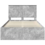 Konstrukcija postelje Beton 120 x 200 cm Masivno borovo les, (5000104274) | Shoptok.si
