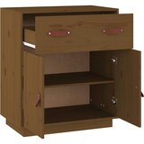  Komoda smeđa boja meda 65,5 x 40 x 75 cm od masivne borovine | shoptok.hr