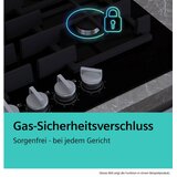 Siemens ER3A6BI40 iQ700 Plinski štednjak 30 cm, 2-mjestašno kuhalište domino staklokeramika | shoptok.hr