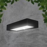  LED solarno zidno svetlo sa senzorom LED/6W/3,7V IP65 4000K 3000 mAh crno | Eponuda.com