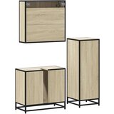 vidaXL 3-dijelni set kupaonskog namještaja boja hrasta sonome drveni | shoptok.hr