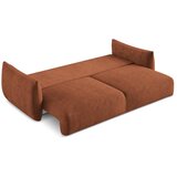 Makamii Sklopiva sofa od šenila boja terakote 230 cm Leila – | shoptok.hr