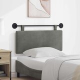  Viseće uzglavlje kreveta Kordura tekstil - Svjetlosiva 100 cm bez LED | shoptok.hr
