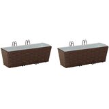  Ograda 2 pcs 50 x 17 x 17 cm Metal | Eponuda.ba