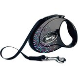 Flexi Glam Splash Mystic S trak 3 m črna Cene