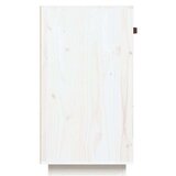  Komoda bela 100x40x75 cm trdna borovina, (20654772) | Shoptok.si