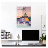 WALLXPERT dekorativna slika od kaljenog stakla, rim (UV1026) 30 x 45 cm Cene