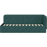  Kutni okvir kreveta Tamnozelena 80 x 200 cm tkanina | shoptok.hr