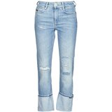 G-star Raw Jeans straight NOXER HIGH STRAIGHT WMN Modra Cene