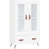  Visoka komoda bijela 69,5 x 31 x 115 cm od konstruiranog drva | shoptok.hr
