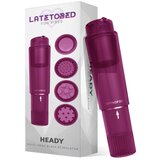 LATETOBED Heady Stimulator Multi-Head Purple Cene
