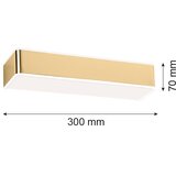  Argon 4148 - Zidno svetlo RODAN 1xE27/15W/230V zlatno | Eponuda.com