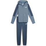 Puma Trenerka za dečake Ess Block Hooded Full-Zip Sweat Suit Fl B, Plava | ePonuda.com