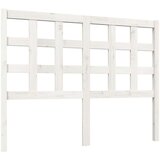  Uzglavlje za krevet bijelo 125 5x4x100 cm od masivne borovine | shoptok.hr