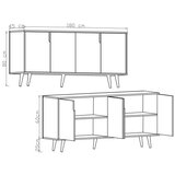 Hanah home Dresser Latina Modern 180, bijela | Eponuda.ba