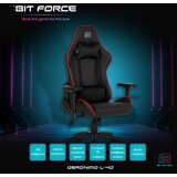 BIT FORCE Geronimo L-4D igraća stolica crno/crvena | shoptok.hr