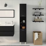  Kupaonski ormar Crni hrast 30 x 30 x 179 cm Konstruirano drvo | shoptok.hr