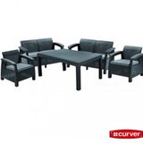  Baštenska garnitura corfu fiesta set grafit - hladno siva | ePonuda.com
