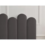 Bobochic Paris Tamno sivi tapecirani bračni krevet s prostorom za odlaganje s podnicom 160x200 cm Badja – | shoptok.hr