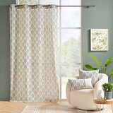 Douceur d intérieur Zeleno-bež zavesa 140x240 cm Maho – | Shoptok.si