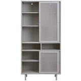 Unique Furniture Bijeli metalni ormar s kliznim vratima 90x180 cm Veep – | shoptok.hr