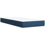 Krevet s oprugama i madracem plavi 80x200 cm od tkanine | shoptok.hr